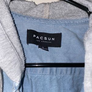 COPY - Pacsun Jean shirt with cotton hoodie